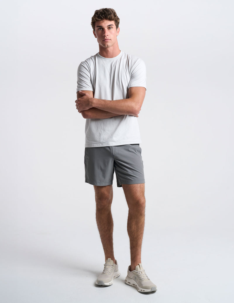 Black Label Gym Shorts - Gray (The Gray Area 51s)