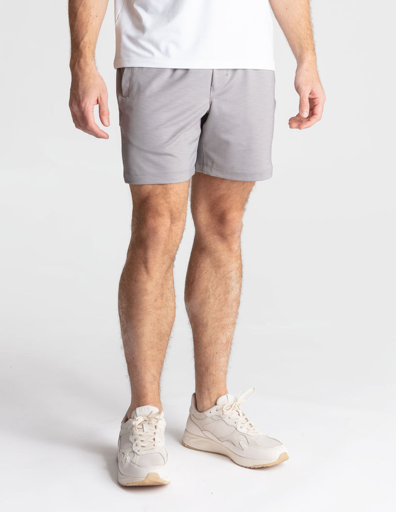 Black Label Gym Shorts - Gray Heather (The Kung Pow-ers)