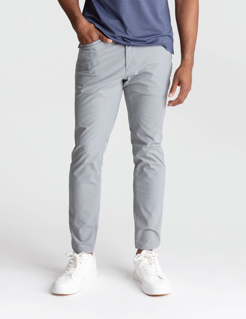 Ghøst 5-Pocket Tech Pants - Gray - Slim Fit (The AeroWeapons)