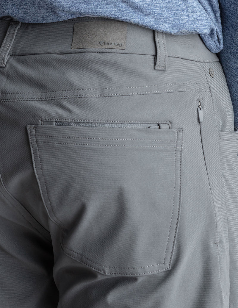Ghøst 5-Pocket Tech Pants - Dark Gray - Classic Fit (The Thunder Runs)