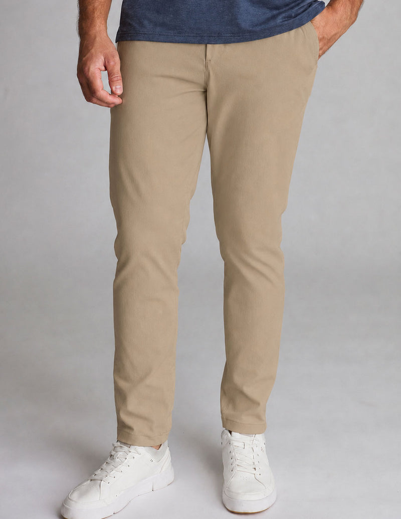 Stretch Khakis - Quicksand Khaki - Slim Fit (The Jeff Pesos)