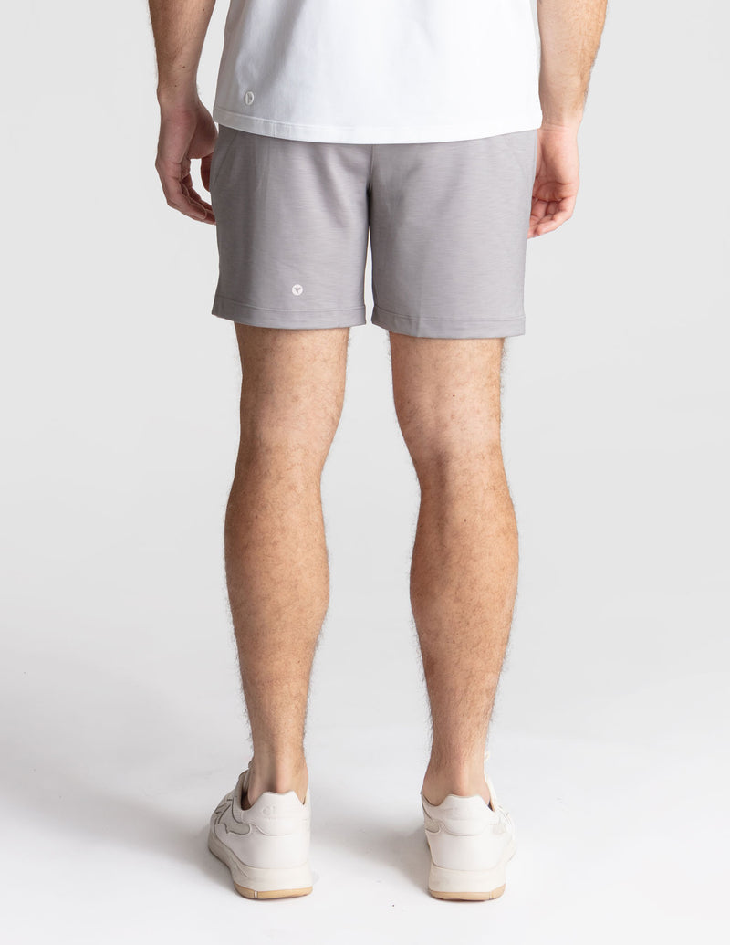 Black Label Gym Shorts - Gray Heather (The Kung Pow-ers)