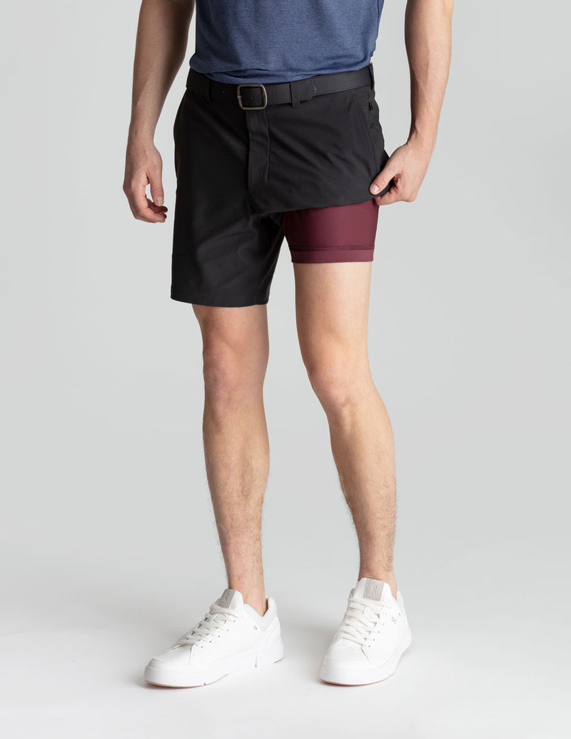 Golf Shorts - Black (The Bethpage Slacks)
