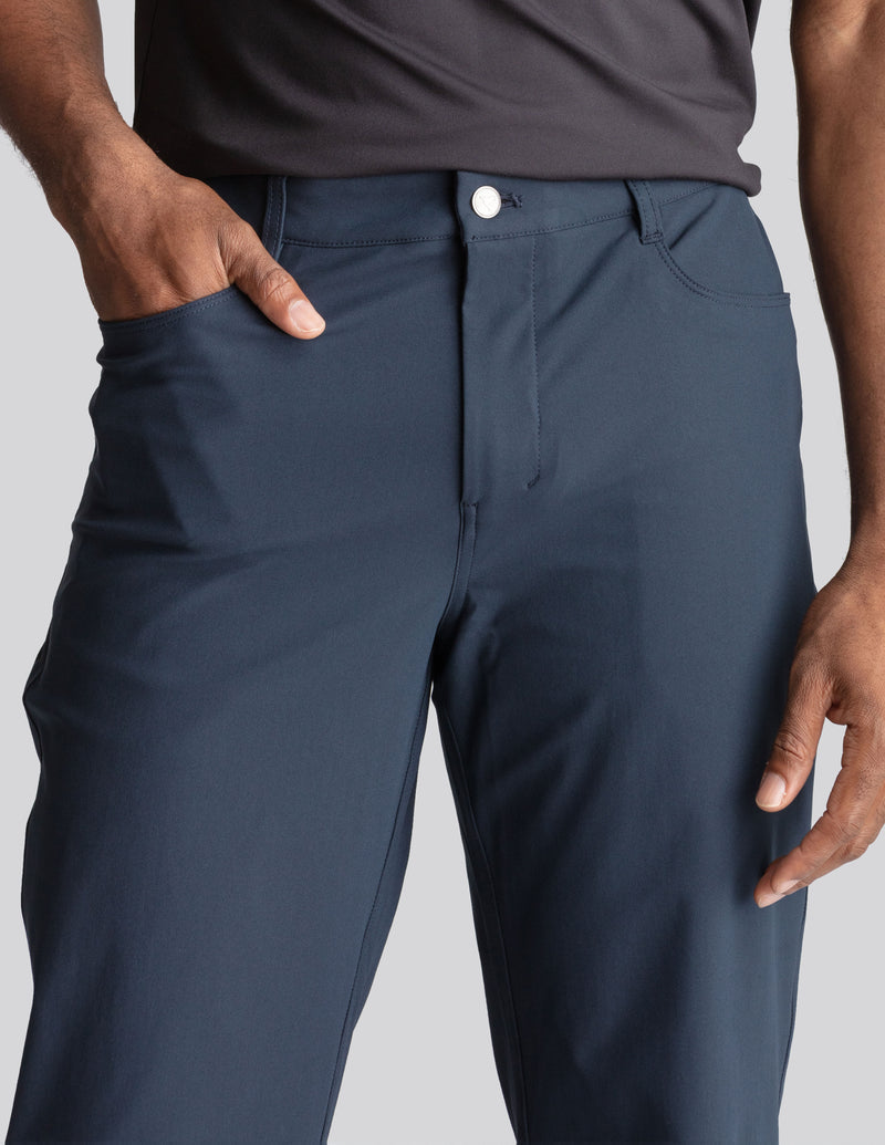 Ghøst 5-Pocket Tech Pants- Navy - Relaxed Fit (The Apollowned)