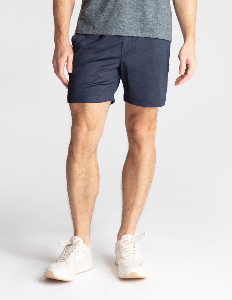 Black Label Gym Shorts - Navy Heather (The Tae Kwon Don'ts)