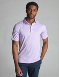 NoFlop Golf Polo - Purple Bowtie (Mulligan's Island)