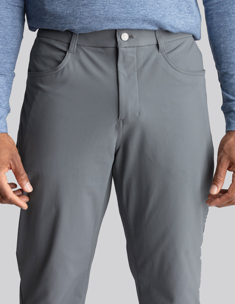 Ghøst 5-Pocket Tech Pants - Dark Gray - Classic Fit (The Thunder Runs)