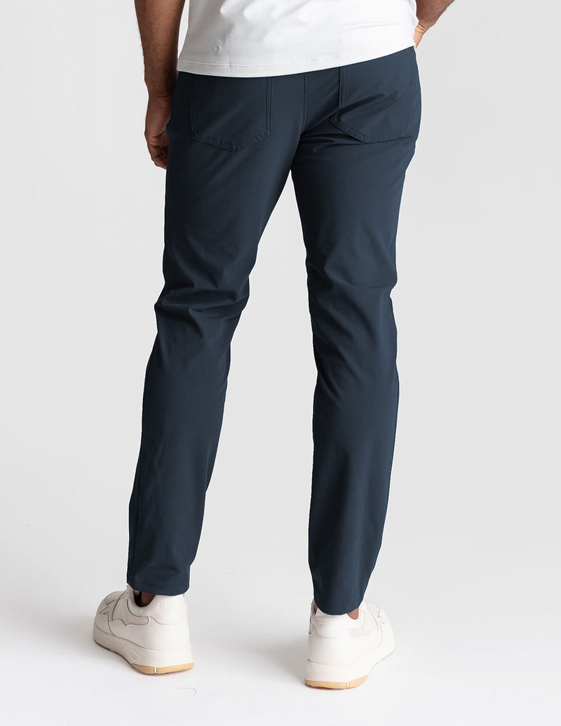 Ghøst 5-Pocket Tech Pants - Navy - Slim Fit (The Apollowned)