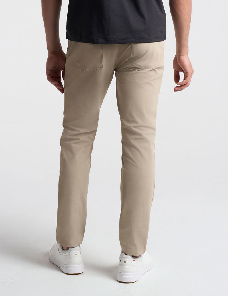 Ghøst 5-Pocket Tech Pants - Khaki - Slim Fit (The Theta Waves)