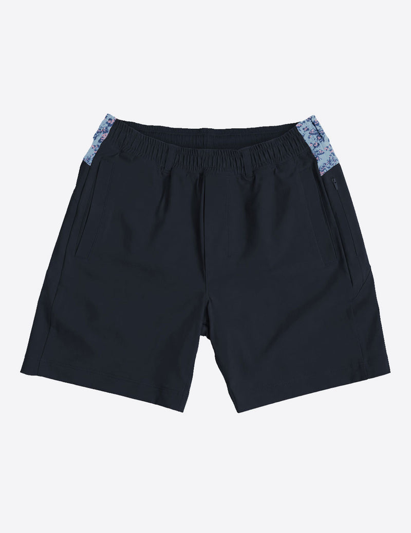 3 in 1 Khaki Shorts - Navy &amp; Hanami Heat (The Roppongi Rockstars)