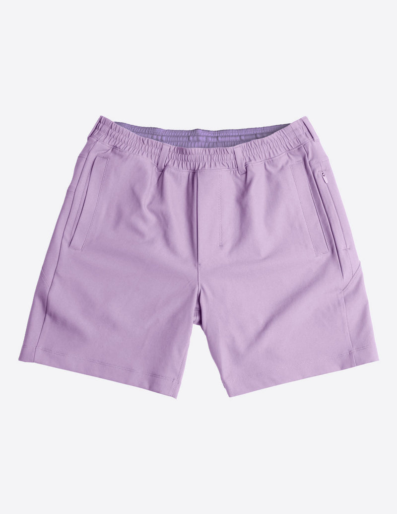 3 in 1 Khaki Shorts - Purple Rose (The Grape Gatsbys)