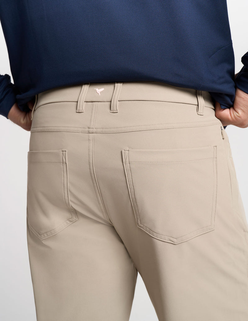 Ghøst 5-Pocket Tech Pants - Khaki - Classic Fit (The Theta Waves)