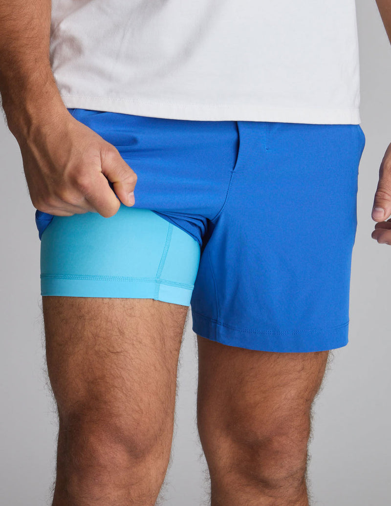 Original Gym Shorts - Wave Maker Blue (The Dock Gobblins)