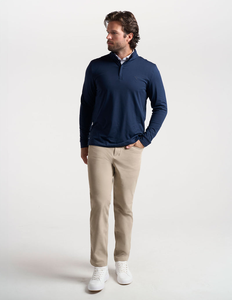 Ghøst 5-Pocket Tech Pants - Khaki - Classic Fit (The Theta Waves)