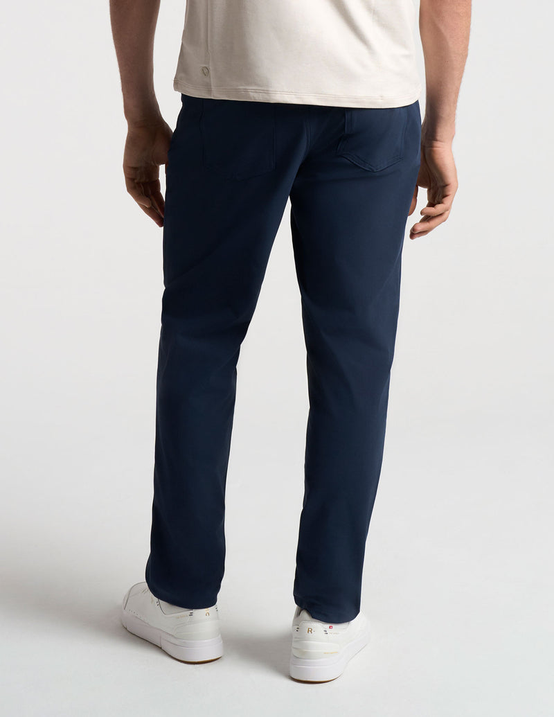 Ghøst 5-Pocket Tech Pants - Navy - Classic Fit (The Apollowned)