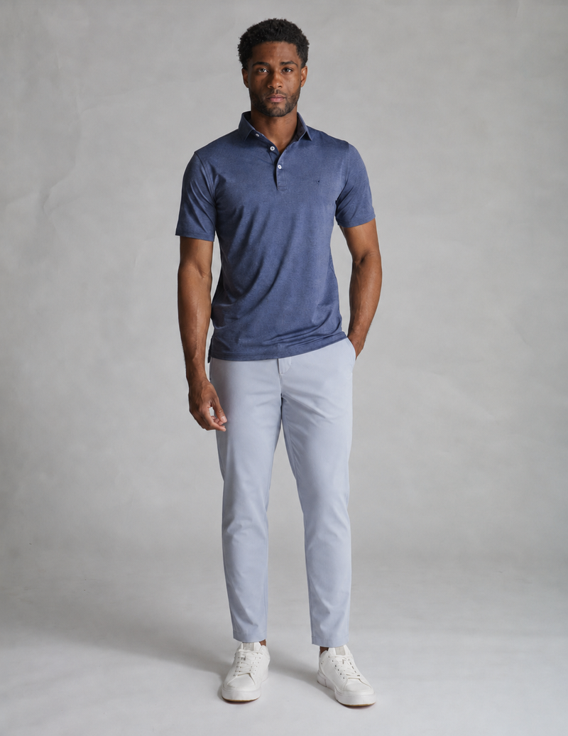 Stretch Khakis - Light Gray - Slim Fit (The Ernie Musks)