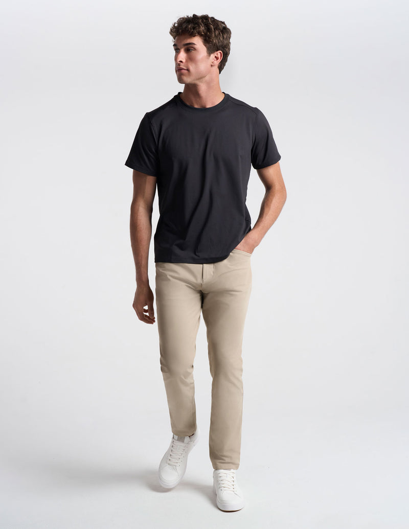 Ghøst 5-Pocket Tech Pants - Khaki - Slim Fit (The Theta Waves)