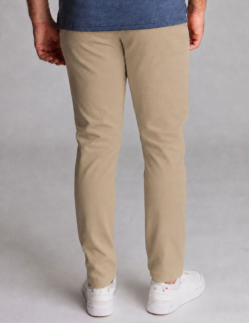 Stretch Khakis - Quicksand Khaki - Slim Fit (The Jeff Pesos)