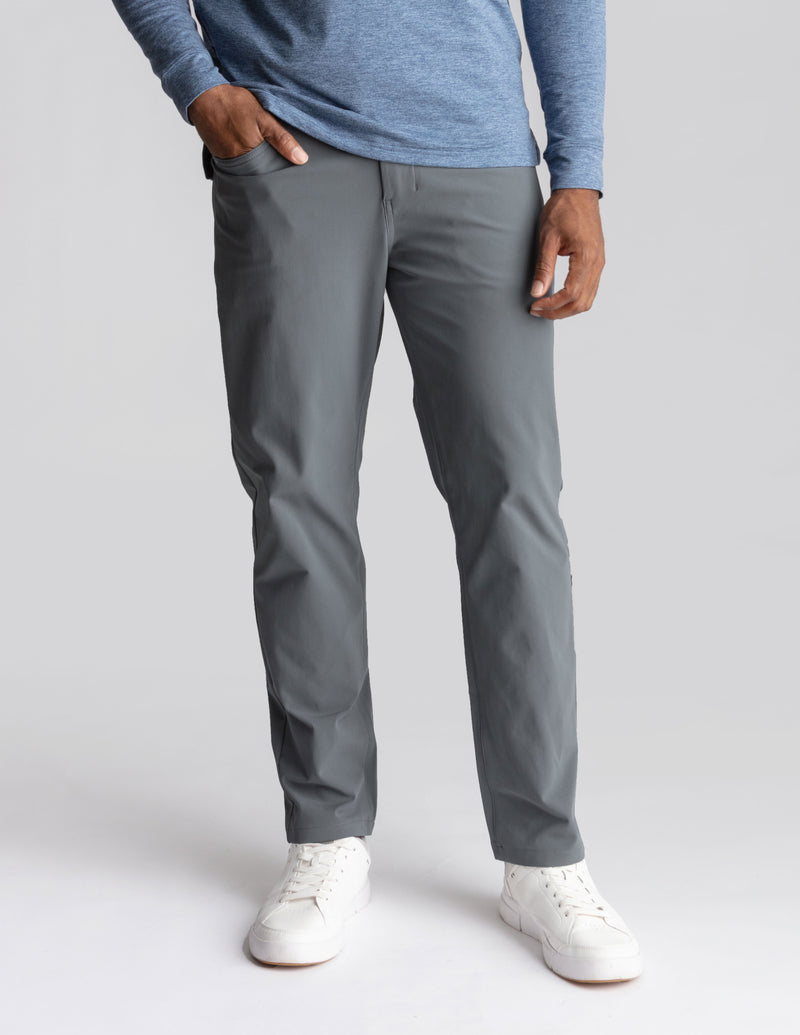 Ghøst 5-Pocket Tech Pants - Dark Gray - Classic Fit (The Thunder Runs)