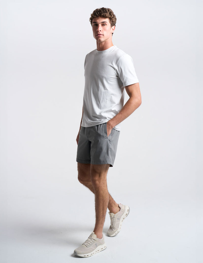 Black Label Gym Shorts - Gray (The Gray Area 51s)