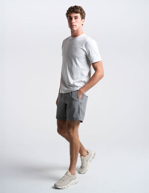Black Label Gym Shorts - Gray (The Gray Area 51s)