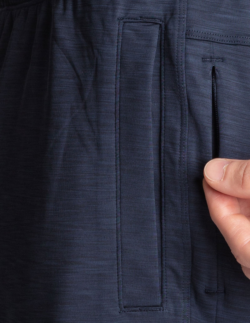 Black Label Gym Shorts - Navy Heather (The Tae Kwon Don'ts)