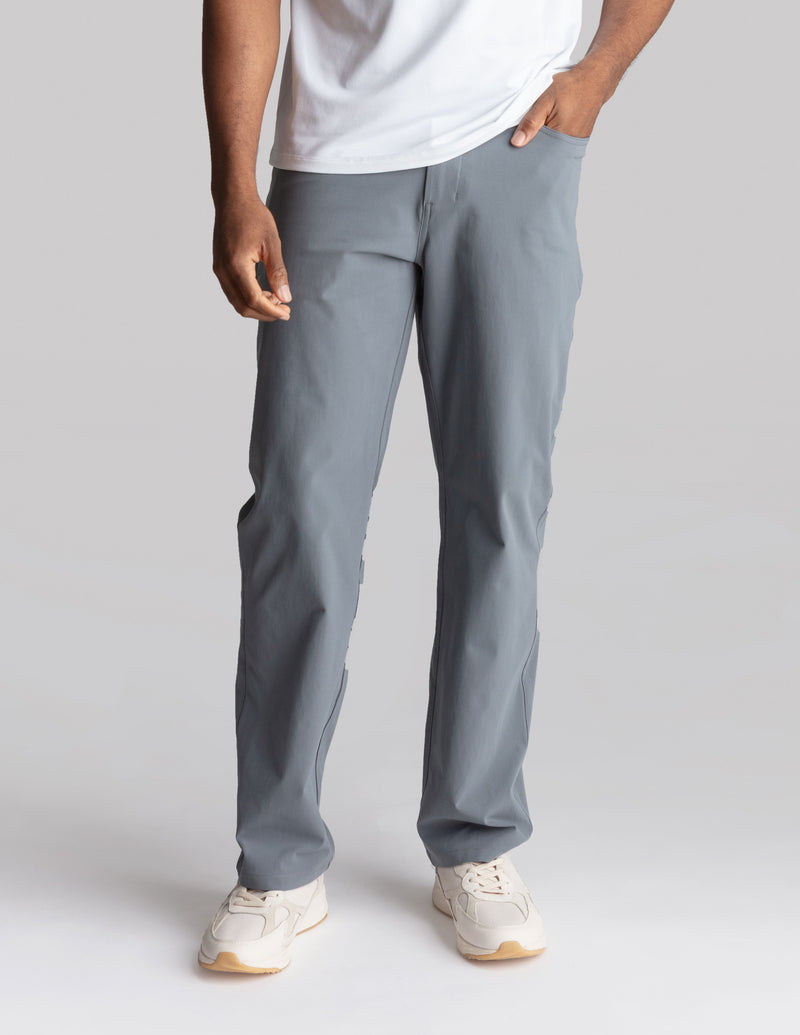 Ghøst 5-Pocket Tech Pants- Dark Gray - Relaxed Fit (The Thunder Runs)