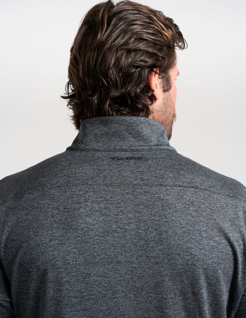 Quarter Zip - Charcoal Heather (The Last Drag)