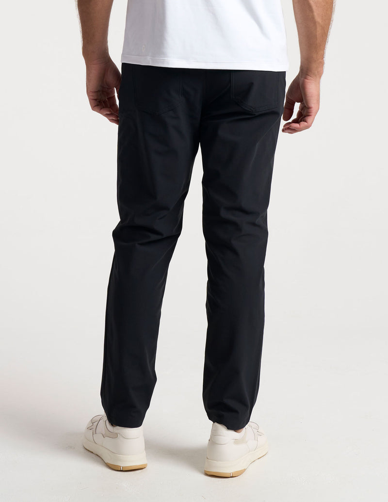 Ghøst 5-Pocket Tech Pants - Black - Classic Fit (The Buzzed Gravity)