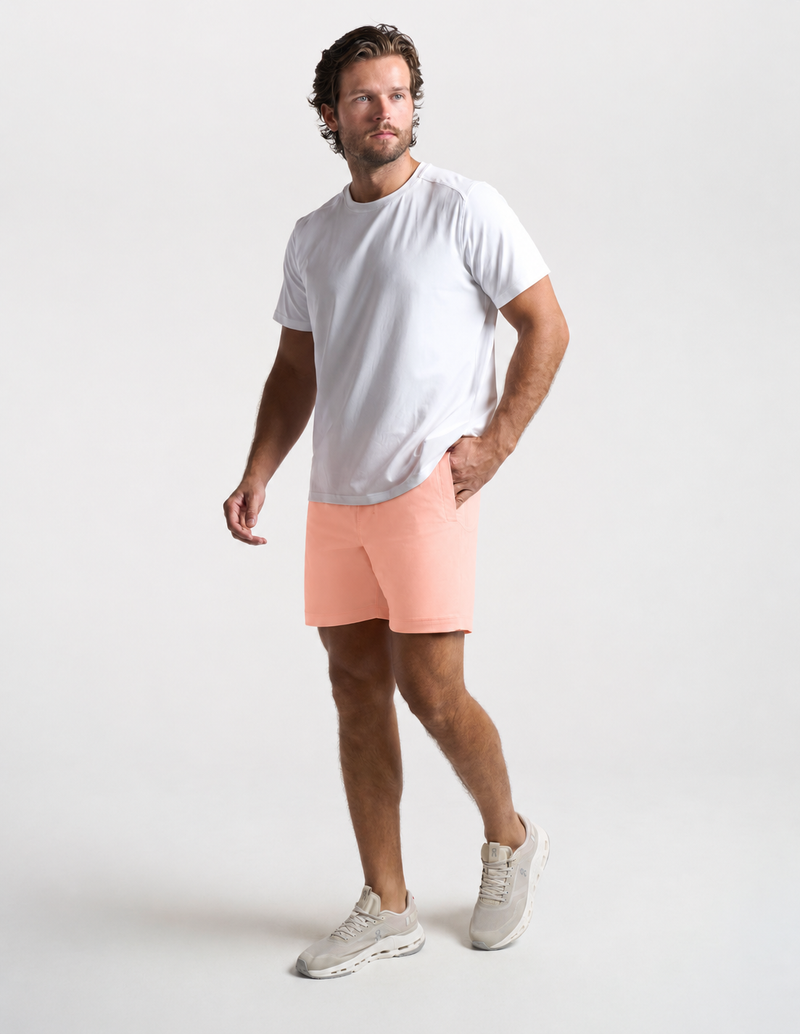 3 in 1 Khaki Shorts - Peach Nectar (James &amp; The Giant Pair)