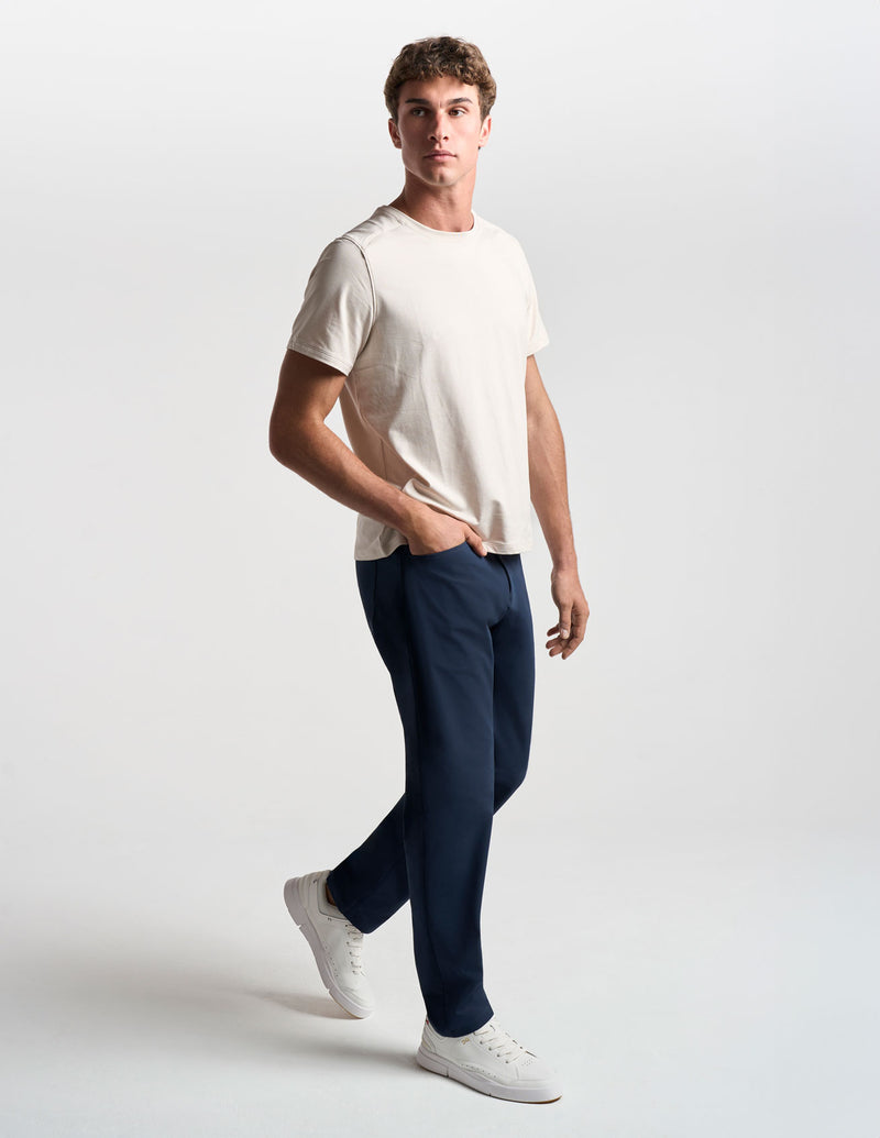 Ghøst 5-Pocket Tech Pants - Navy - Classic Fit (The Apollowned)